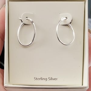 Small Sterling Silver Hoops